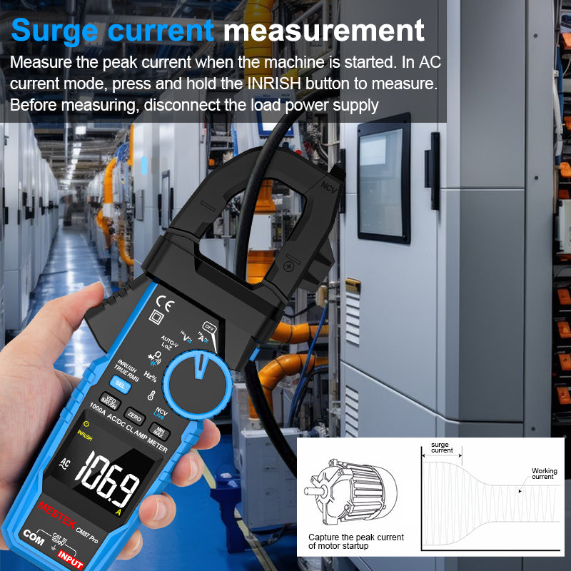 Mestek CM 87 PRO Digital Clamp Meter
