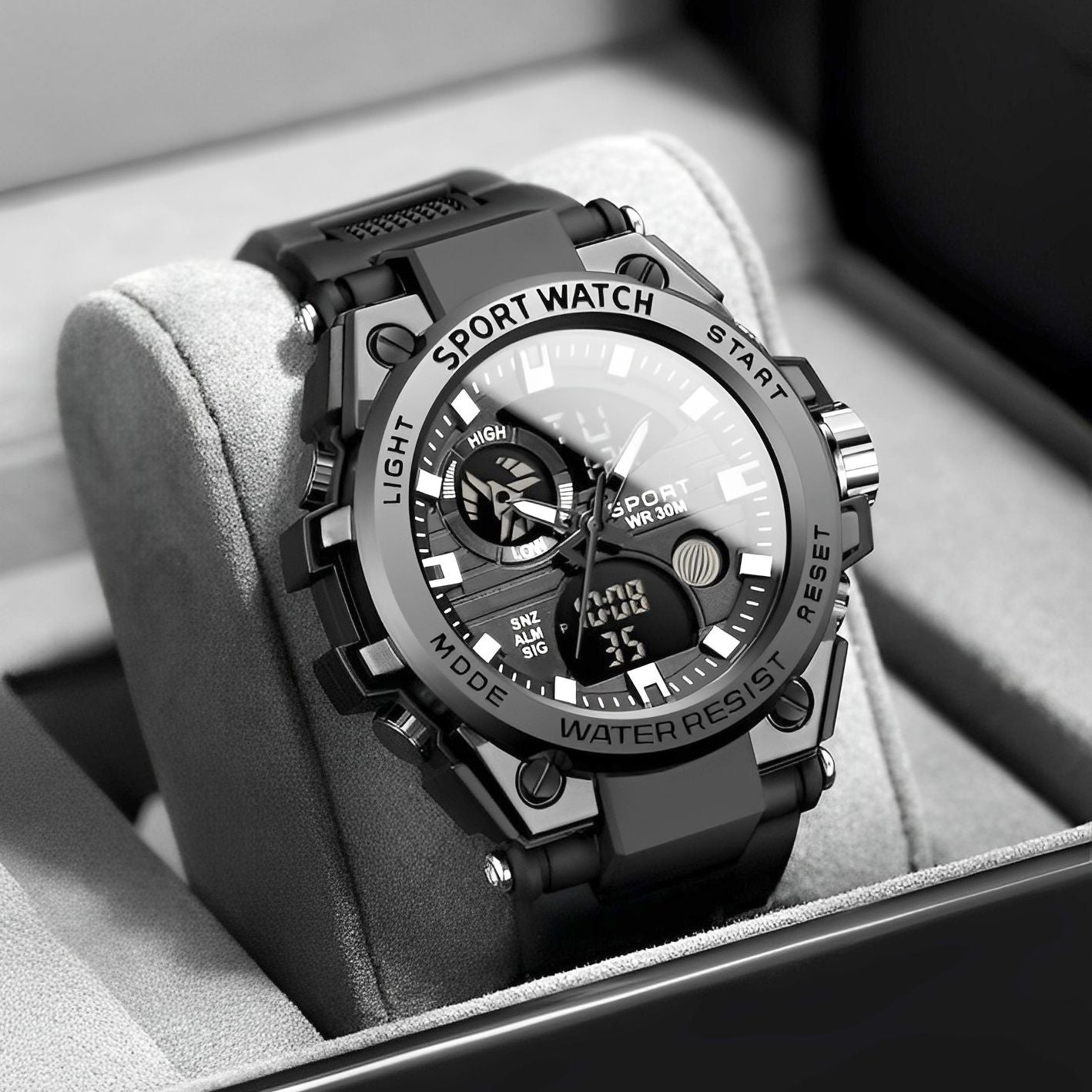 Men's Outdoor Waterproof Digital Watch